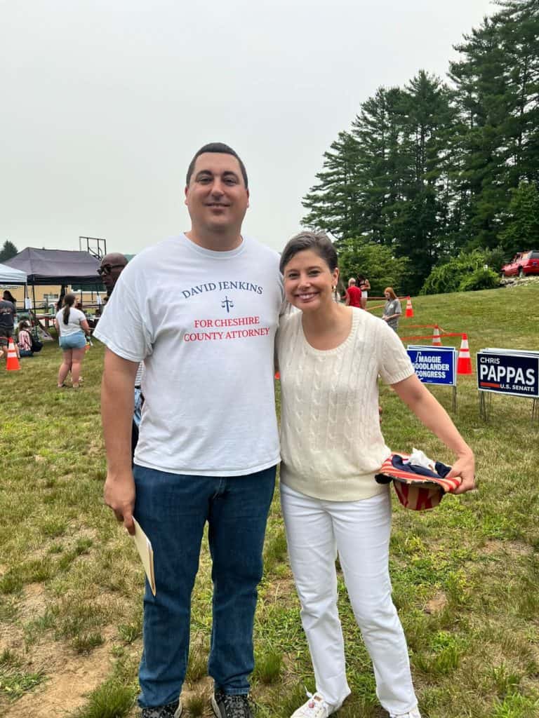 David Jenkins with United States Representative Maggie Goodlander.